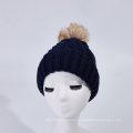 Winter knitted hat for ladies